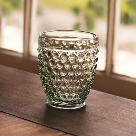 Hobnail Double Old Fashioned Glasses by Beatriz Ball Set of 4