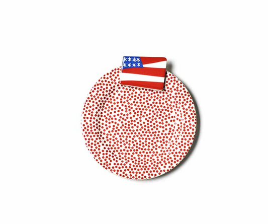 USA Flag Plate by Coton Colors