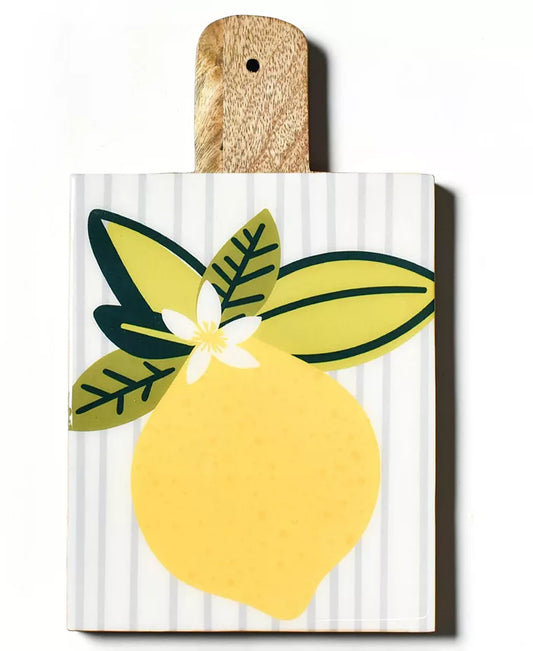 Lemon Wooden Board by Coton Colors