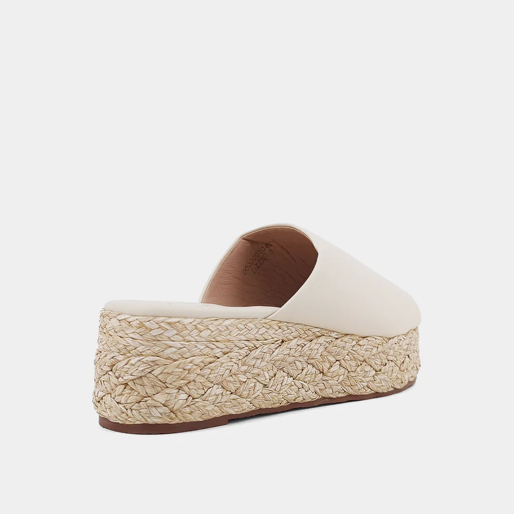 Lizzie Wedge Sandal Bone