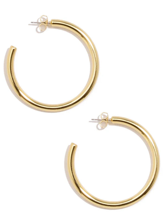 Madeline Hoop Earrings Gold