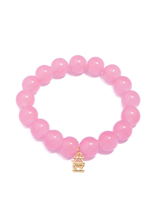 Mary Beaded Bracelet Light Pink