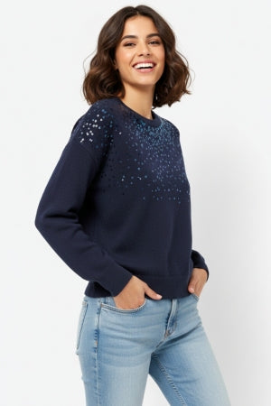 Zara Sweater Navy