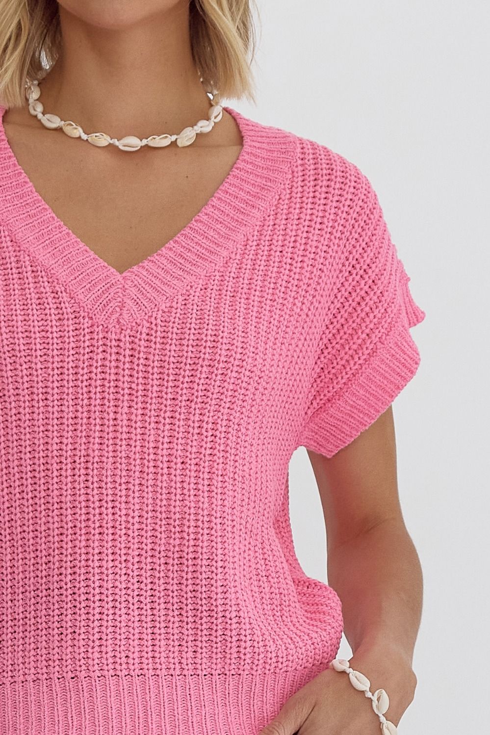 Heather Top Pink