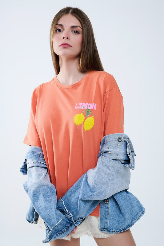 Limon T-Shirt Orange