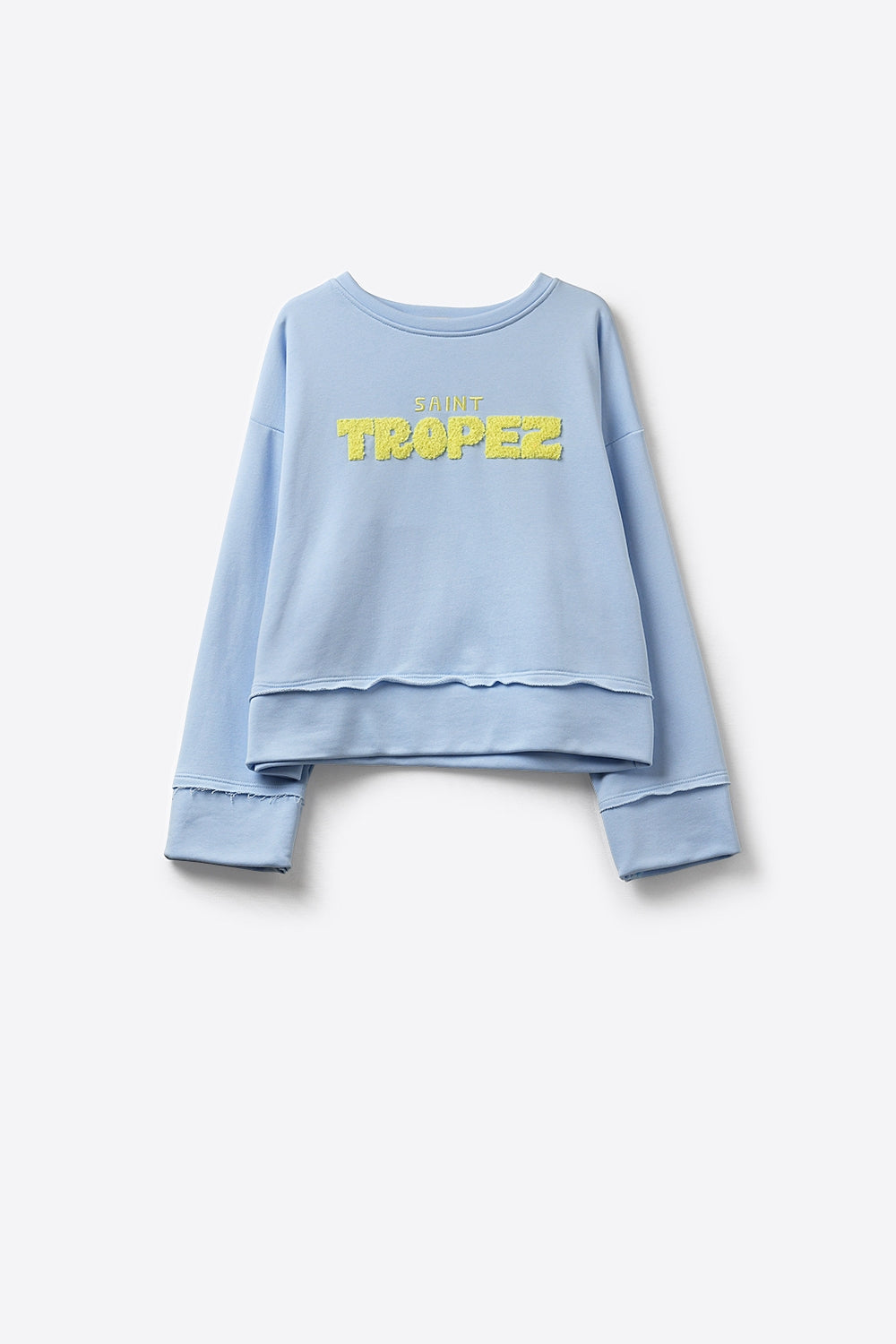 Saint Tropez Sweatshirt Baby Blue