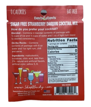 Strawberry Daiquiri 6 Pack Sugar Free