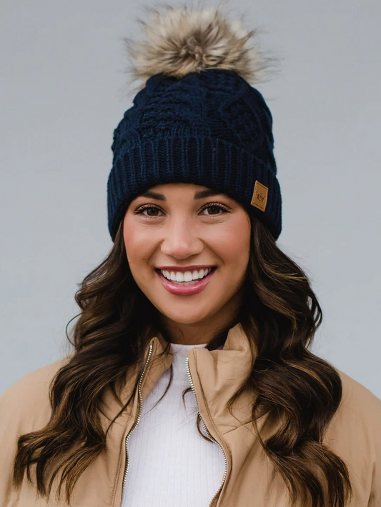 Pom Hat Navy