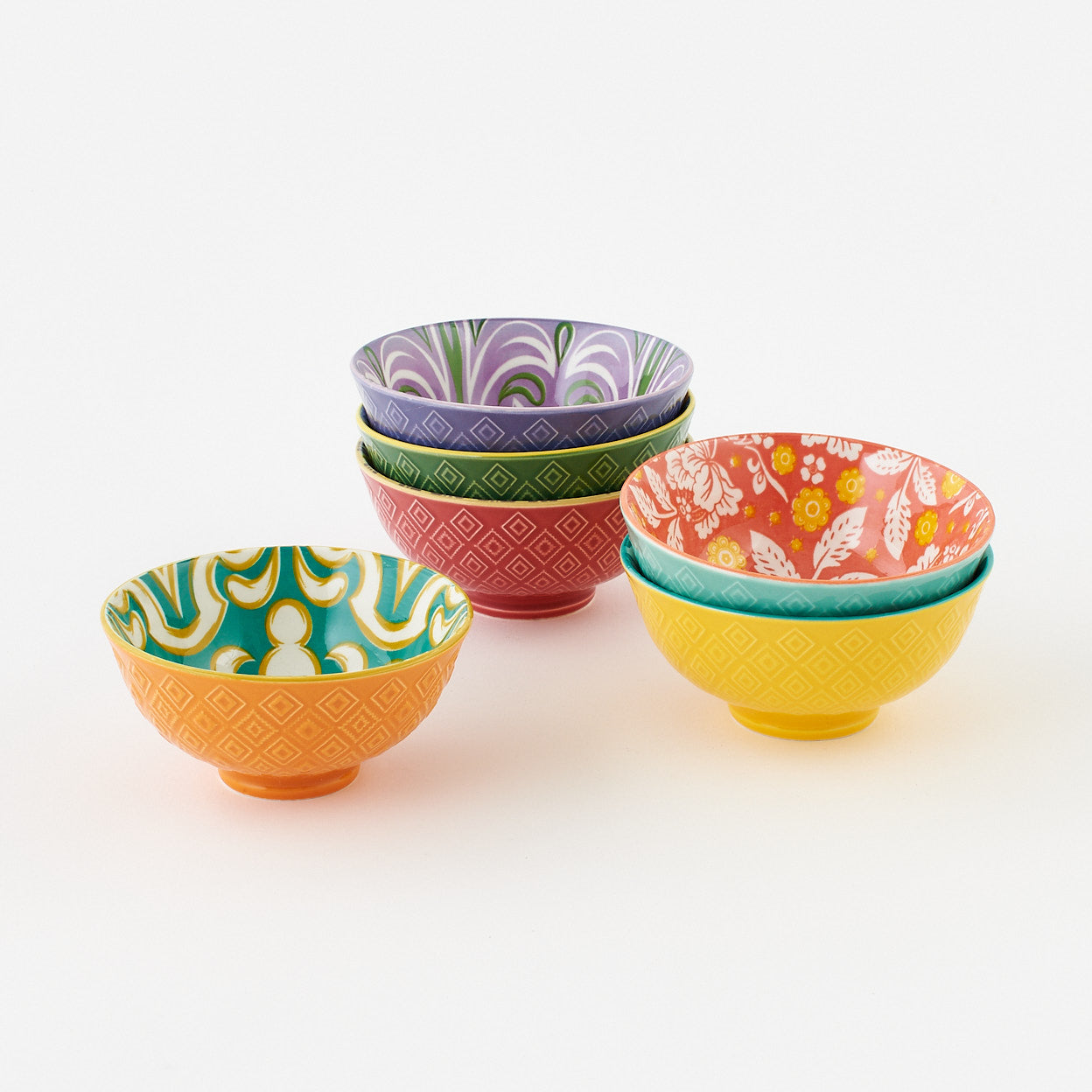 Floral Patterned Bowls Small