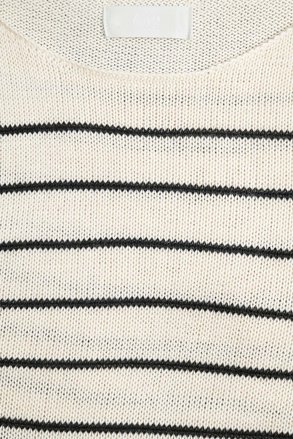 Mimi Sweater Ivory and Black
