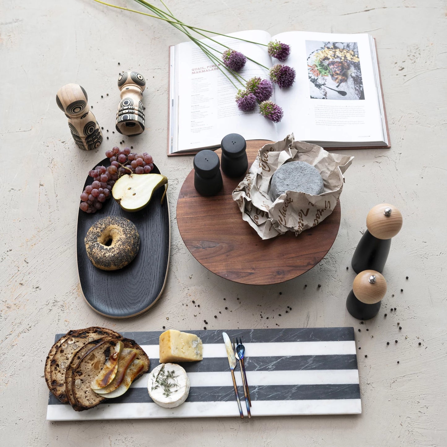 Marble Striped Cheese Board