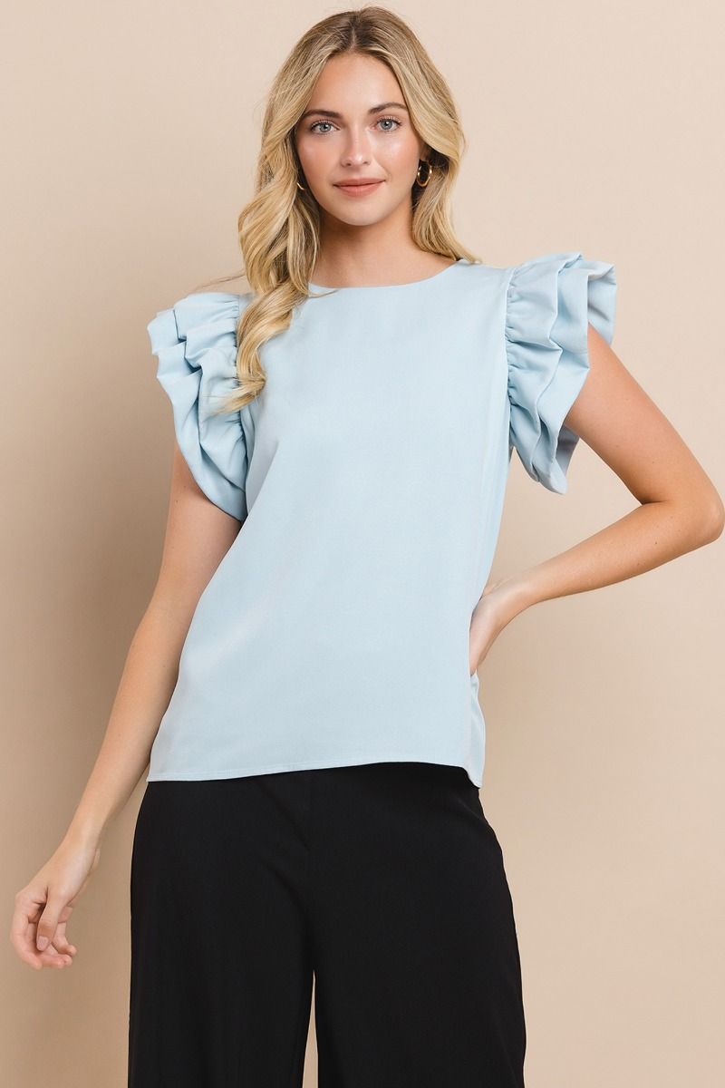 Samantha Top Icy Blue