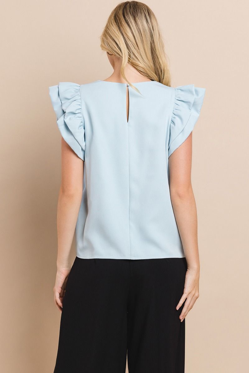 Samantha Top Icy Blue