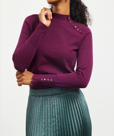 Muriel Sweater Plum