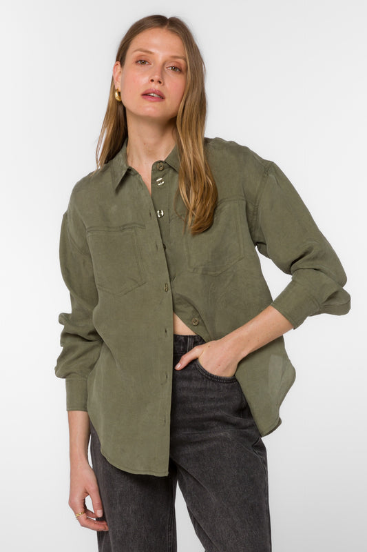 Braxton Top Olive