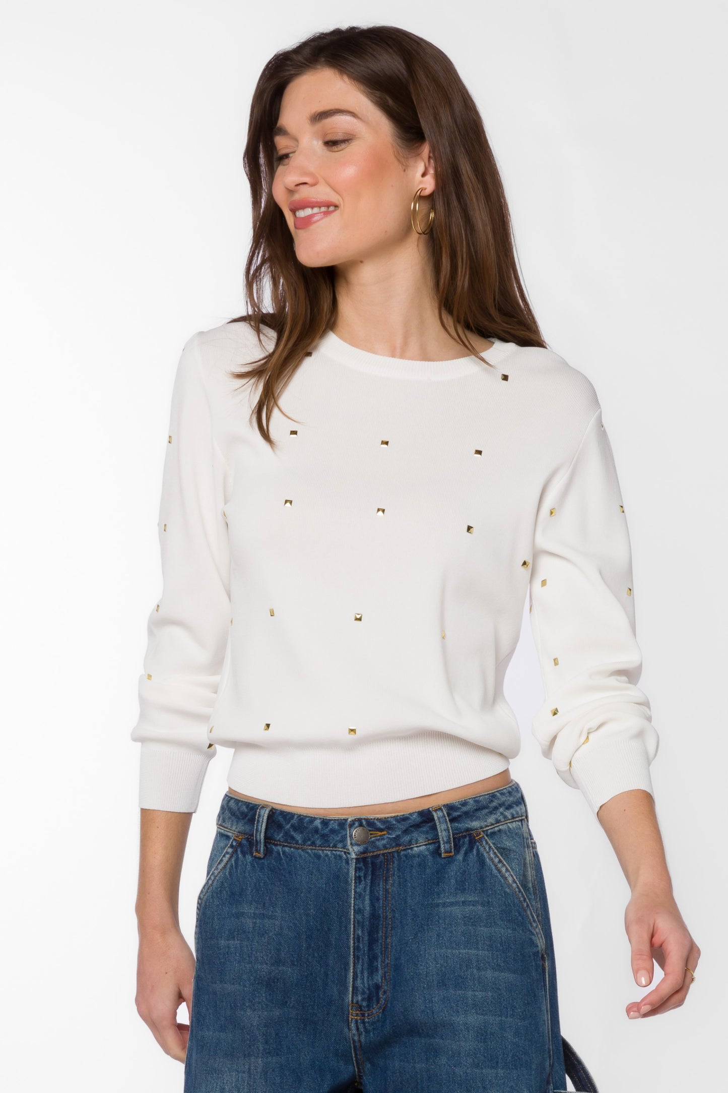 Candie Sweater White