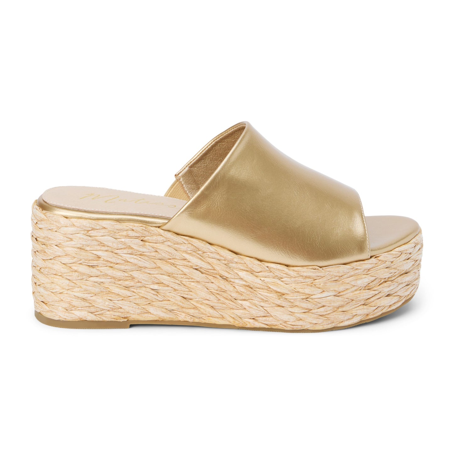 Nantucket Wedge Sandals Gold