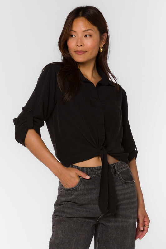 Solange Shirt Black