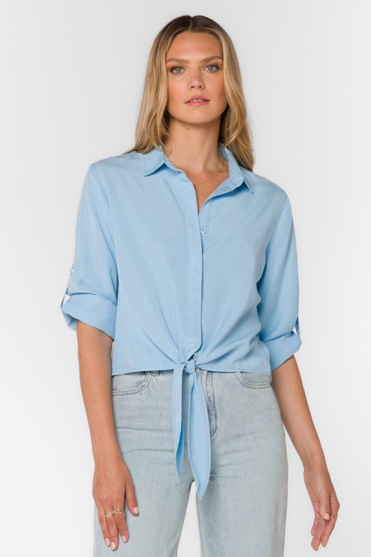 Solange Shirt Cool Blue