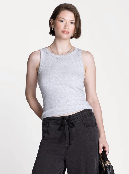 Edin Tank Heather Grey