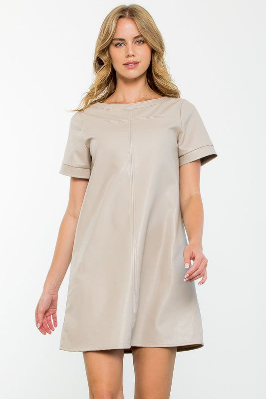 Tatum Dress Taupe