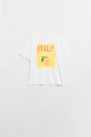 Italy T-Shirt White