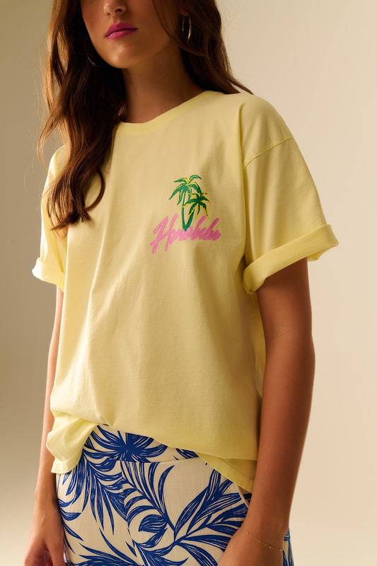 Honolulu T-Shirt Yellow
